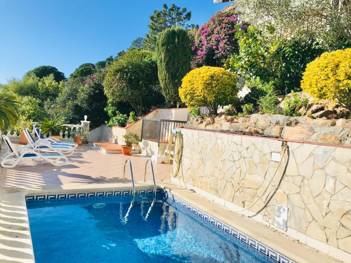 Mediterranean Villa Investingspain Sea View And Pool Lloret de Mar Exterior foto